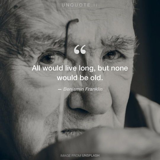 Image from Unsplash remixed with quote from Benjamin Franklin.