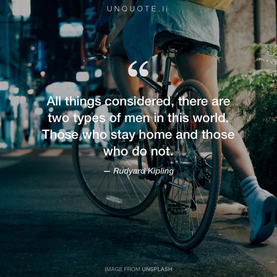 Image from Unsplash remixed with quote from Rudyard Kipling.