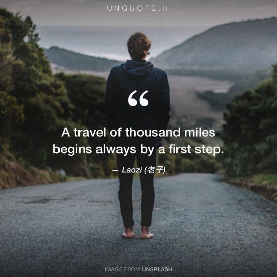 Image from Unsplash remixed with quote from Laozi (老子).