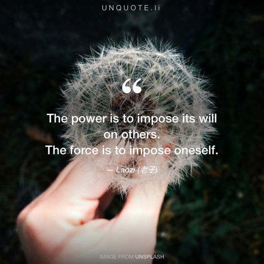 Image from Unsplash remixed with quote from Laozi (老子).