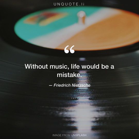 Image from Unsplash remixed with quote from Friedrich Nietzsche.