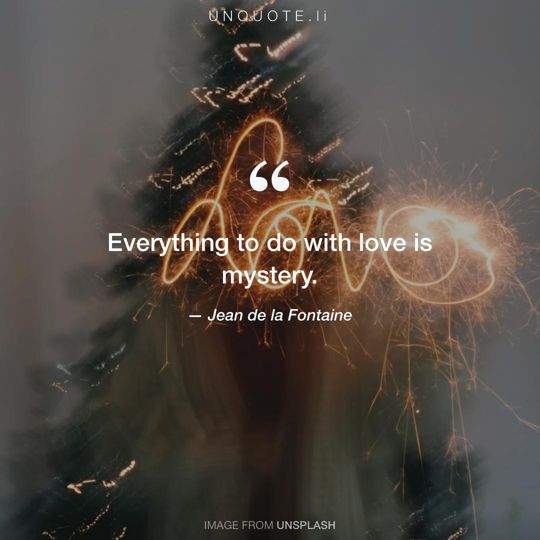 Image from Unsplash remixed with quote from Jean de la Fontaine.