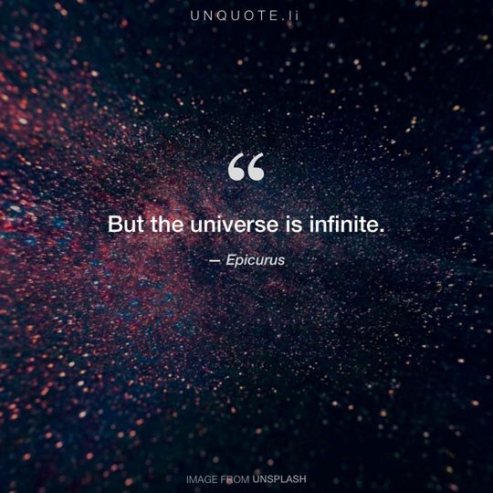Image from Unsplash remixed with quote from Epicurus.