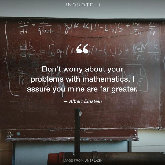 Image from Unsplash remixed with quote from Albert Einstein.